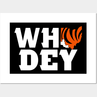 Who Dey, Cincinnati Football themed Posters and Art